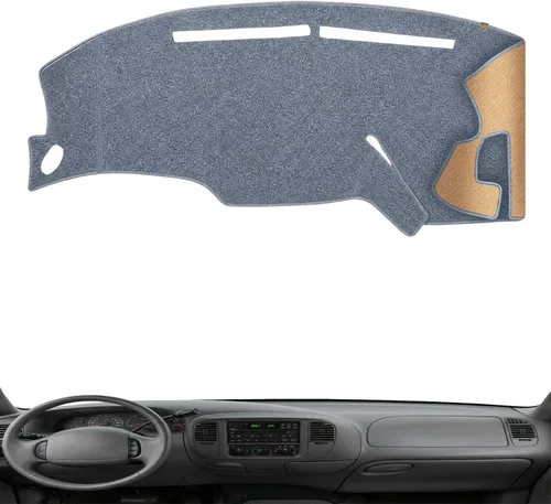 Vista 19 de Cubierta de Salpicadero Alfombrilla de Tablero Compatible con Ford F-150 2014-2009 (Sin Modelos HUD), Alfombrilla Antirreflejos para Salpicadero