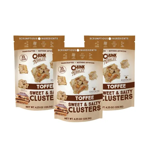 Vista 12 de Chunk Nibbles S'mores Snack Clusters - Golosinas inspiradas en fogatas con malvaviscos, galletas Graham, pretzels y chocolate, lote pequeño, hecho a