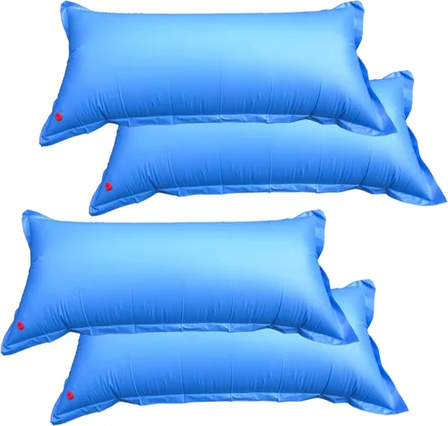 Vista 9 de Robelle Deluxe Almohada de aire ecualizadora de hielo, Paquete de 4, Azul
