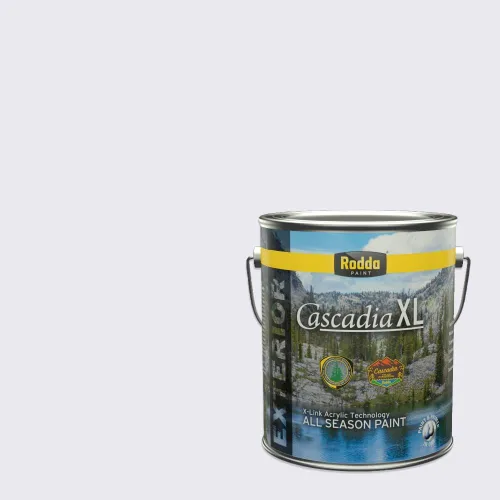 Vista 116 de Rodda Paint CASCADIA XL Pintura e imprimación de satén exterior en uno, cuarto de galón, bikini lavanda