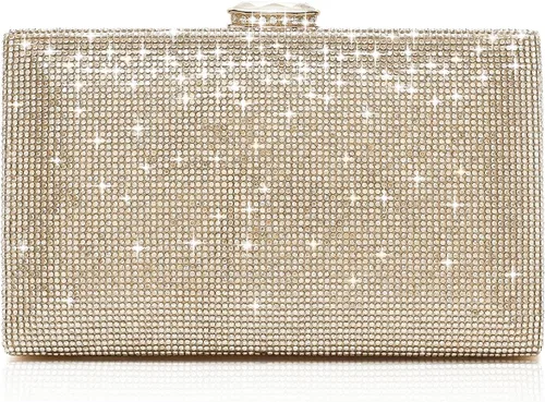 Vista 10 de CARIEDO Bolso de Mano Tipo Clutch con Lentejuelas para Mujer, Elegante Bolso de Noche con Purpurina Brillante, Cartera de Noche Llamativa