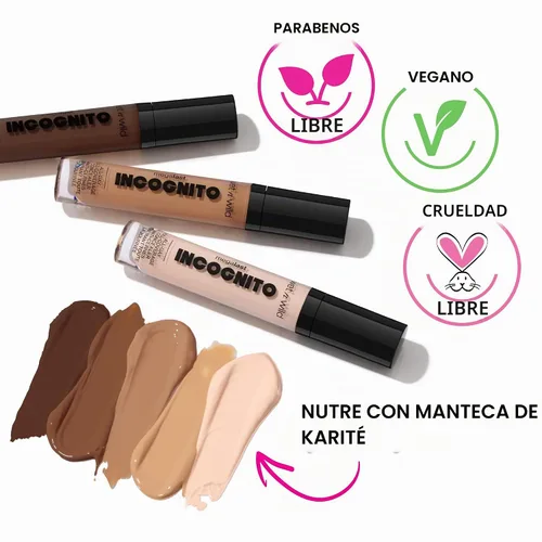 Vista 7 de wet n wild Mega Last Incognito 1114054 - Corrector líquido mate para todo el día