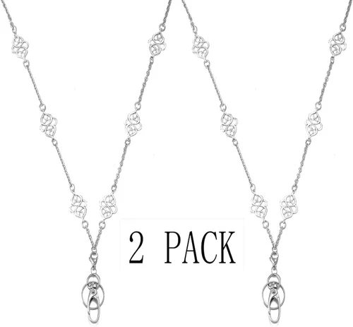 Vista 9 de Cordón de moda para mujer, collar de cadena súper fuerte para llaves