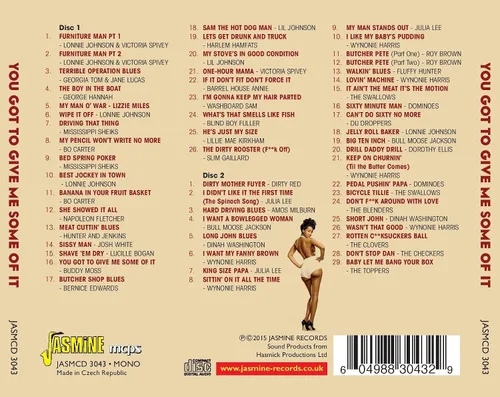 Vista 2 de You Got To Give Me Some Of It - 55 Risque Blues And R&B Classics 1928-1954 ORIGINAL RECORDINGS REMASTERED SET