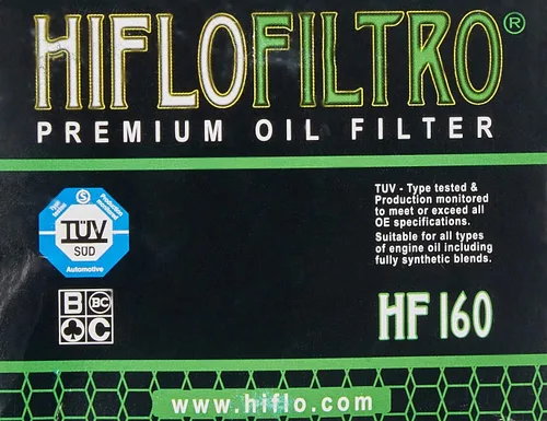 Vista 7 de HiFloFiltro Filtro de aceite estándar negro HF160, individual