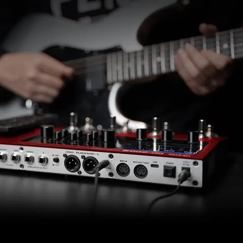 Vista 7 de Valeton GP-200R - Procesador Multi-Efectos Pedal Multi-Efectos para Guitarra Bajo con Pedal de Expresión, FX Loop, MIDI I/O, Modelado