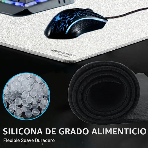 Vista 6 de X-Raypad Aqua Control 2 - Alfombrilla de mouse para juegos de ultra alta precisión con velocidad perfecta y capacidad de control, deslizamiento X e