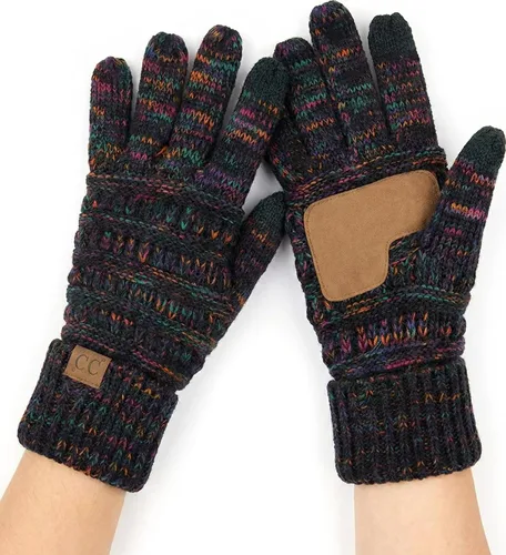 Vista 31 de Funky Junque Guantes de invierno para mujer – Lindos guantes de punto con forro polar para pantalla táctil y mensajería para mujeres, accesorios