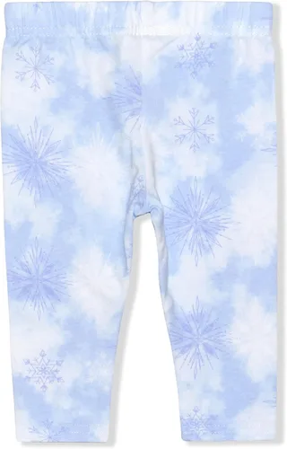 Vista 7 de Disney Frozen - Conjunto de camisetas y leggings Elsa, Anna y Olaf para niñas pequeñas y niños pequeños, color púrpuraazulgris