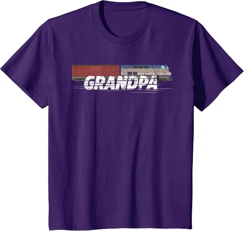 Vista 7 de RC Model Train Shirt Grandpa Train Boxcar HO Scale T-Shirt Negro