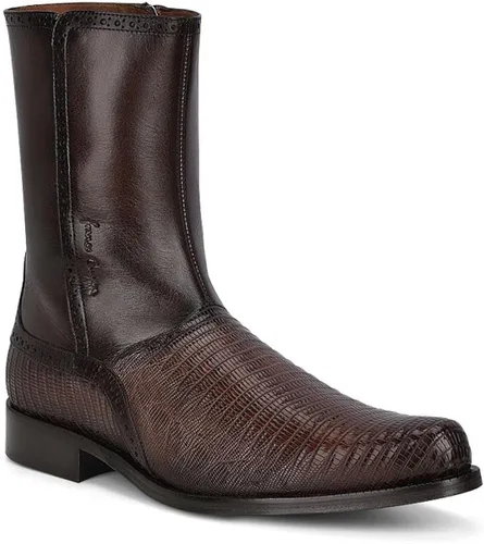 Vista 2 de Cuadra Botines de vestir con lagarto (827LTTS), Marrón