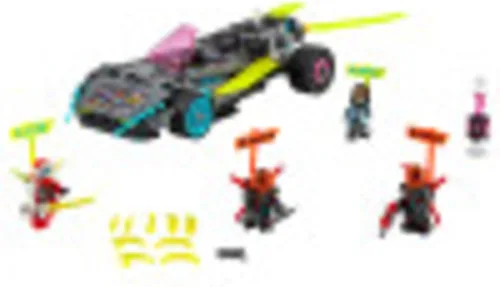 Vista 2 de LEGO NINJAGO Auto de juguete Ninja Tuner 71710, kit de construcción para niños (419 piezas)