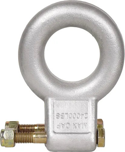 Vista 4 de 48660 Anillo de enganche de acero sin procesar con forma de lunette de 3 pulgadas de diámetro interior, 24,000 libras, requiere montaje en canal