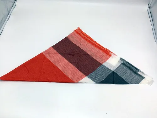 Vista 11 de Wander Agio - Bufanda envolvente con diseño a cuadros o triangular para mujer, cálida y larga, de punto, sensación de cachemira, chal