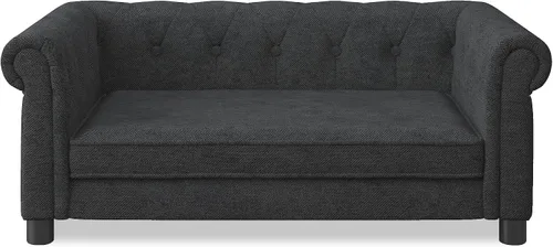 Vista 6 de KEIKI Cama para perros medianos y grandes, sofá cama elevada para mascotas, sofá elevado duradero para perros con patas, cama para mascotas de 39