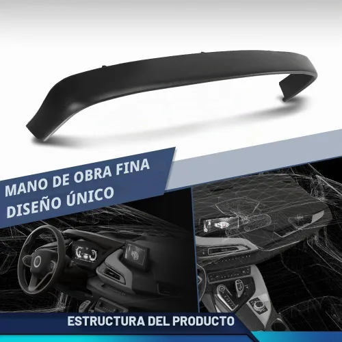 Vista 4 de PIT66 Bisel superior para salpicadero compatible con Toyota Pickup 1989, 1990, 1991, 1992, 1993, 1994 y 1995, color negro Bisel superior