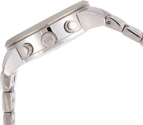 Vista 3 de Michael Kors Ritz MK5020 reloj en tono plateado para mujer