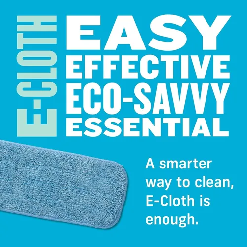 Vista 8 de E-Cloth - Trapeador de limpieza profunda duradero de microfibra húmeda - Usa con sólo agua para limpieza de suelos sin químicos, Paquete de 1