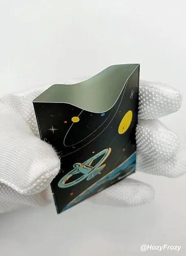 Vista 2 de 8 fundas de bloqueo RFID, soporte antirrobo, protector de tarjeta de crédito, fácil de reconocer, diferentes diseños y artes, resistente