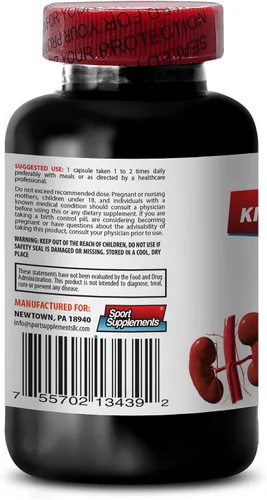 Vista 3 de Suplemento dietético de apoyo inmunológico, apoyo renal, vitaminas de arándano, limpieza renal, fórmula de desintoxicación y reparación de riñones