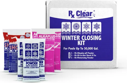 Vista 8 de Rx Clear Kit de cierre de piscina para piscinas sobre el suelo y enterradas Kit de invierno de piscina Productos químicos de cierre de invierno