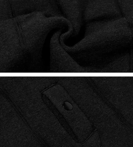 Vista 5 de Romastory - Pantalones largos con forro polar para hombre (tallas SM)