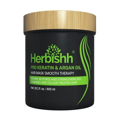 Vista 13 de Herbishh Mascarilla de argán para el cabello, acondicionador e hidratación