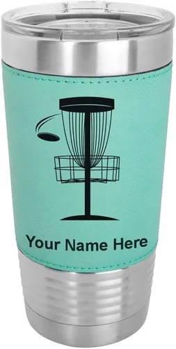 Vista 21 de LaserGram - Vaso personalizado de 20 onzas, Disc Golf (estilo béisbol)