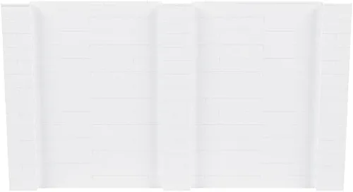 Vista 125 de EverBlock Kit de pared de 5 x 4 pies Bloques de construcción modulares Sistema de pared para edificios, pantallas y estructuras Divisor