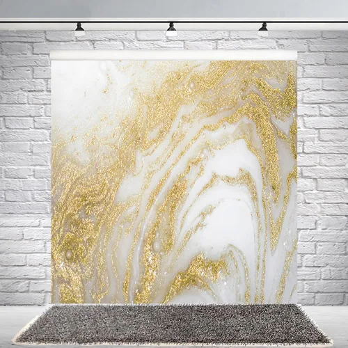 Vista 26 de Telón de fondo de fotografía con textura de mármol negro dorado de 5 x 4 pies, arte abstracto, fondo de fondo dorado de arena movediza líquida