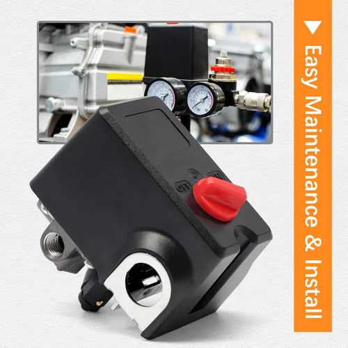 Vista 6 de Interruptor de presión mejorado compatible con Condor MDR 11/11 EA, 26 amperios 120/240 voltios 120-155 PSI