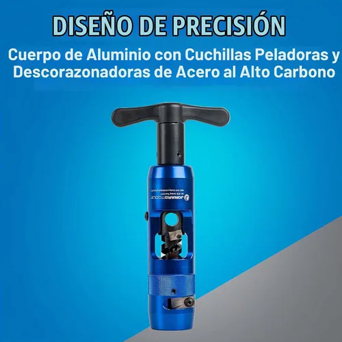Vista 3 de Jonard Tools HSC-875 Herramienta de extracción y pelado de línea dura 0.875 "para cables Times Fiber T10 y Commscope P3
