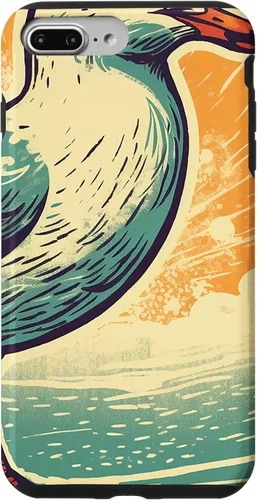 Vista 12 de iPhone 16 Retro Seagull Case