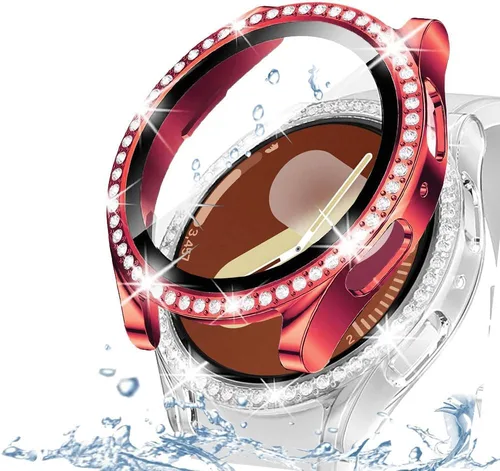 Vista 97 de DEALELE Paquete de 1 + 3 fundas compatibles con Samsung Galaxy Watch 7 Ultra (1.772 pulgadas), funda protectora de policarbonato transparente