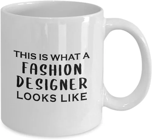 Vista 2 de Gifts for Fashion Designer Coffee Mug Tea Cup - What Looks Like - Textile Artist Designing Clothing Stylist Industry Funny Cute Gag Appreciation Idea