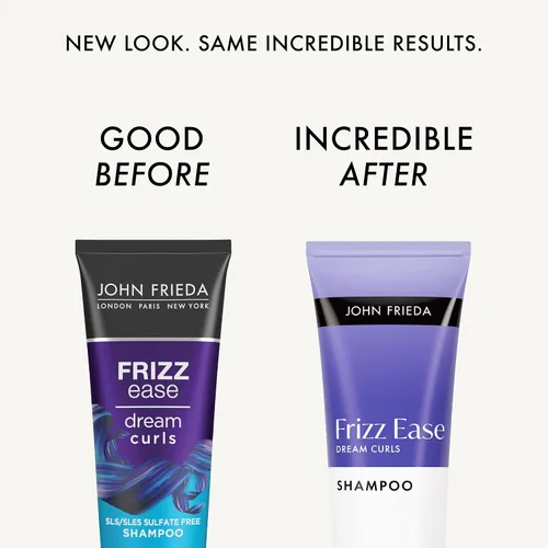 Vista 2 de John Frieda Frizz Ease Dream Curls Champú, champú para cabello rizado y cabello ondulado, 8.45 onzas líquidas, paquete de 2