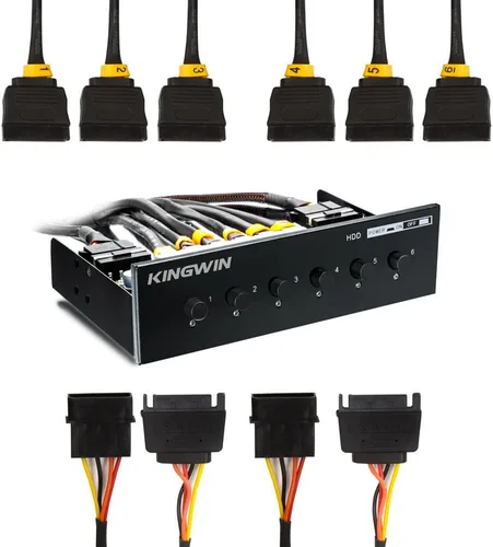 Vista 8 de Controlador de refrigeración KingWin, Negro
