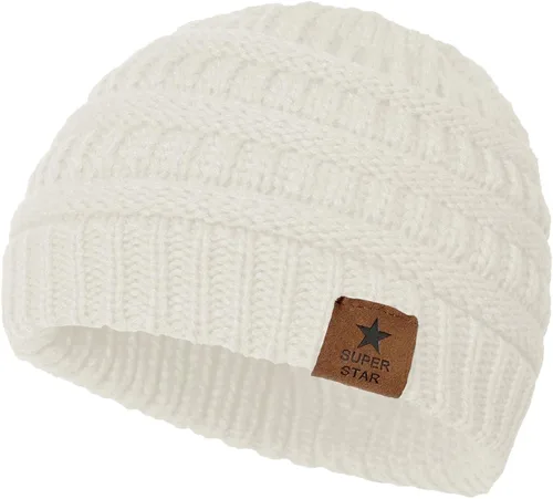 Vista 3 de Zando Gorros de invierno para niñas gorros de invierno cálidos para bebés gorros de punto para niños pequeños