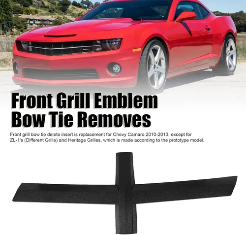 Vista 2 de Emblema de parrilla frontal para Chevy , pajarita de parrilla personalizada, repuesto de guía de flujo de aire para Chevy 2010 a 2013