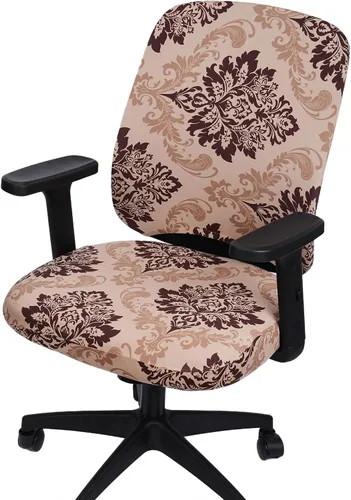 Vista 17 de Melaluxe Funda para silla de oficina de computadora, funda universal protectora y elástica para silla giratoria elástica