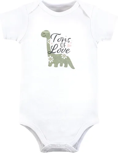 Vista 275 de Hudson Baby baby-girls Cotton Bodysuits 3-pack