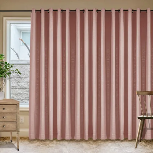 Vista 14 de Frelement Cortinas de lino de lino de bronce con ojales para interiores, tratamiento de ventanas para sala de estar, dormitorio, habitación