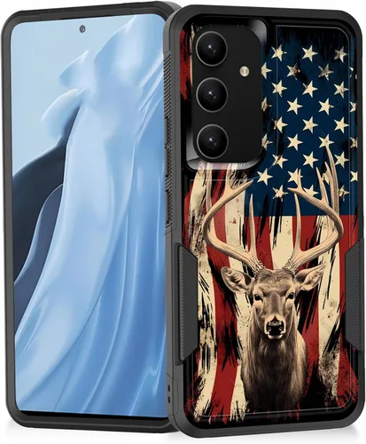 Vista 144 de Funda para Galaxy A14 5G, resistente de doble capa híbrida de policarbonato duro, goma suave, a prueba de golpes, funda protectora resistente