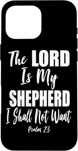 Vista 19 de The Lord is My Shepherd - Funda con versículo bíblico cristiano para iPhone 17
