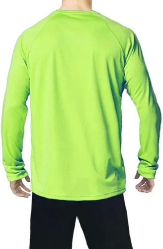 Vista 2 de Camiseta de manga larga Pretchic con protección solar UPF 50+, para hombre