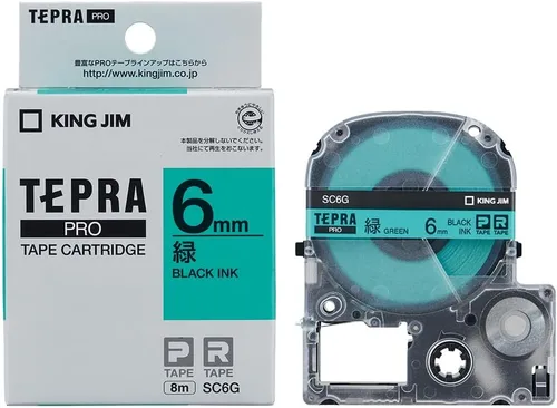 Vista 40 de King Jim Tepra PRO SC6B Color Label 0.236 in Cartucho de cinta azul