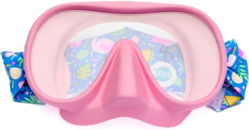 Vista 19 de Splash Place Máscara de natación para adultos con correa de tela Gafas de natación para adultos con cubierta para la nariz, hipoalergénicas,