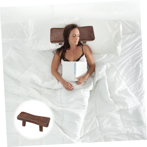 Vista 9 de STOBAZA Almohada cervical de madera para diseño curvado para sauna y sueño. Materiales de madera de calidad para uso a término
