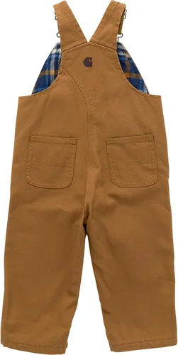 Vista 5 de Carhartt - Overol de lona lavada con forro de franela para bebé niño