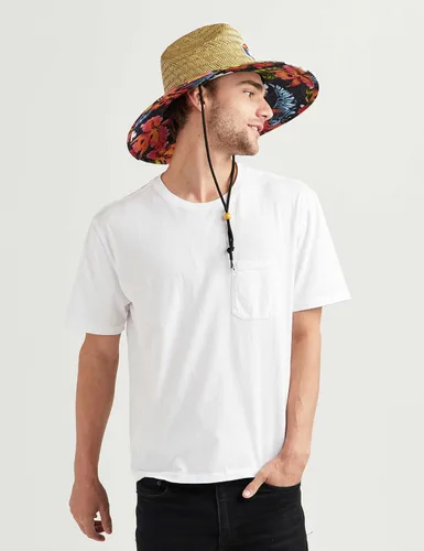 Vista 5 de Hemlock Hat Co. Sombreros de salvavidas con fondo impreso